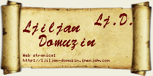 Ljiljan Domuzin vizit kartica